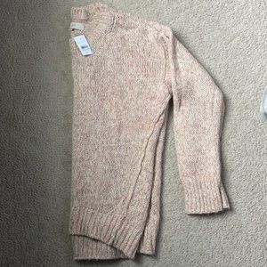 NWT LOFT Marled Crew Neck Sweater